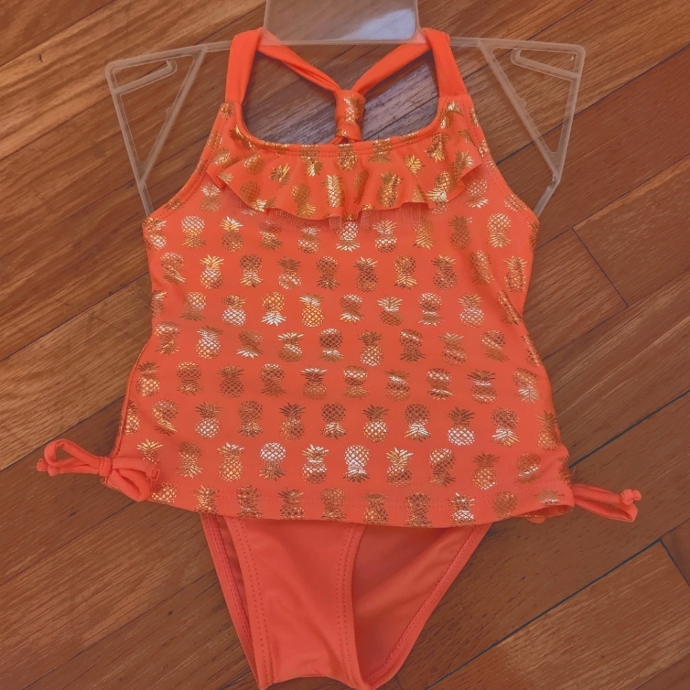 Kids bathing suit pineapple